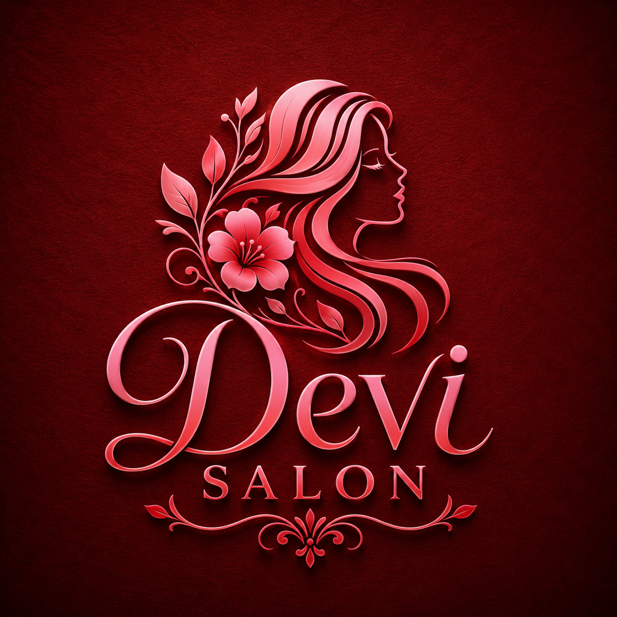 Devi Salon Beauty and care Logo